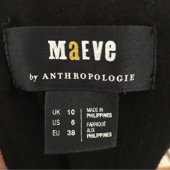 ANTHROPOLOGIE MAEVE Disco Jumpsuit Black Size 6 - Picture 11 of 11